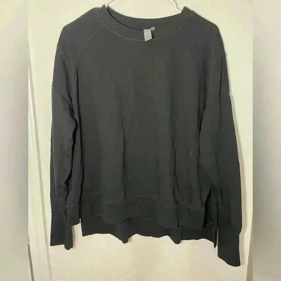 Sweaty Betty Black After Class Longline Sweatshirt Womens size Medium - Picture 1 of 7